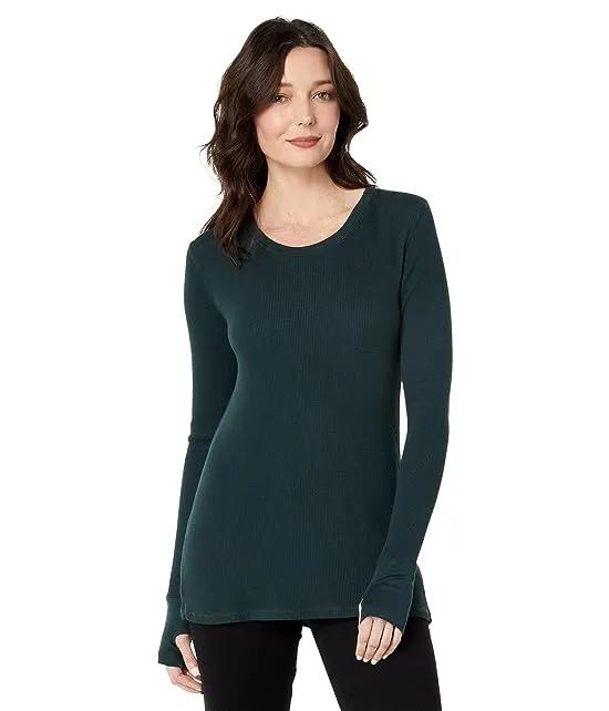 Thermal Long Sleeve Tee with Thumb-Holes