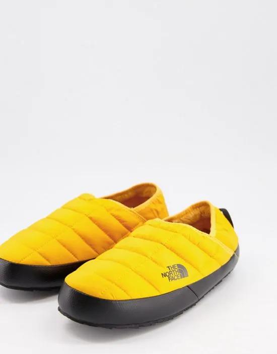 Thermoball Traction slippers in yellow