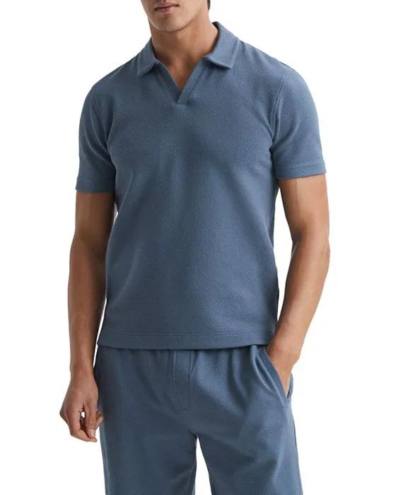 Thom Slim Fit Open Collar Polo Shirt