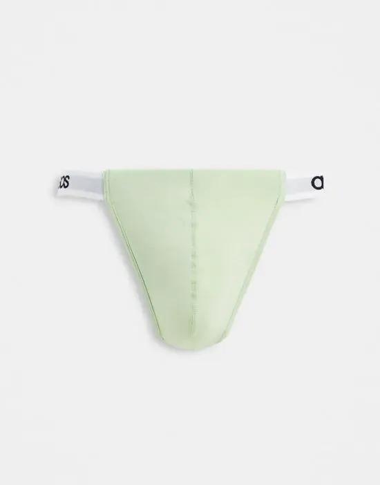 thong with waistband detail