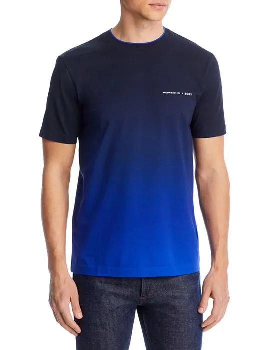 Tiburt Short Sleeve Dip Dyed Logo Tee