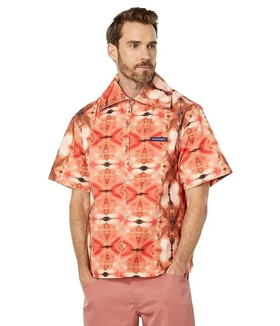 Tie-Dye Cotton Poplin Shirt