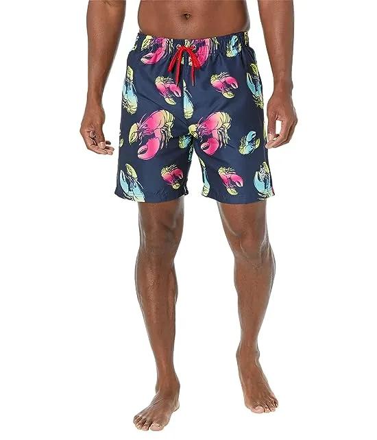 Tie-Dye Lobster Swim Shorts