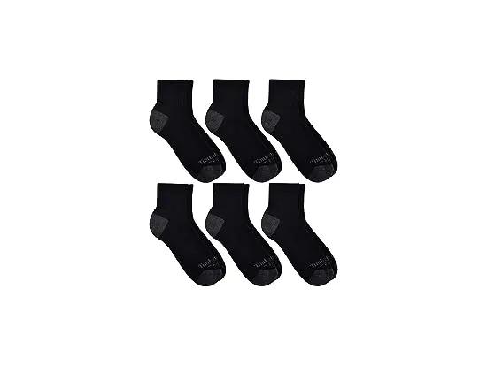 Timberland PRO 6-Pack Half Cushion Quarter Socks