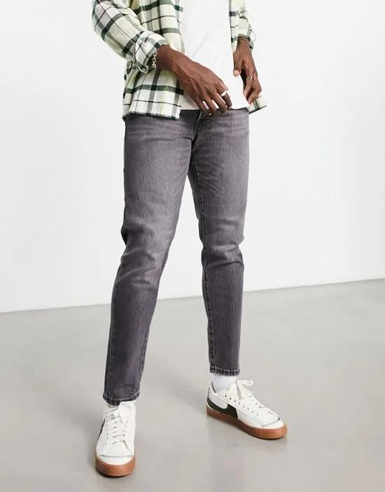Toby slim fit tapered jeans in washed gray