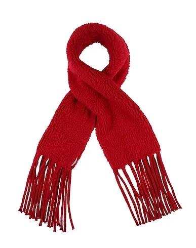 Tomato red Bouclé Scarves and foulards