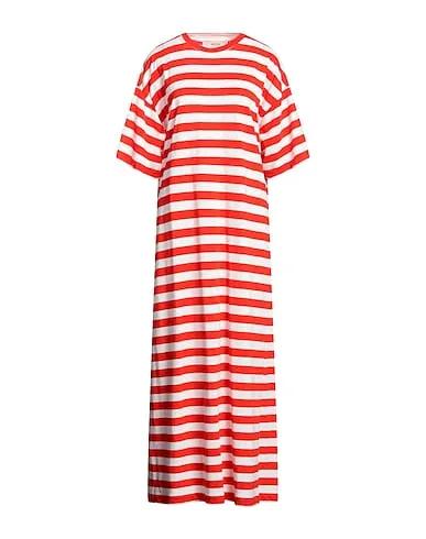 Tomato red Jersey Long dress