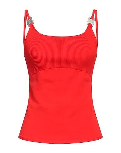 Tomato red Jersey Top