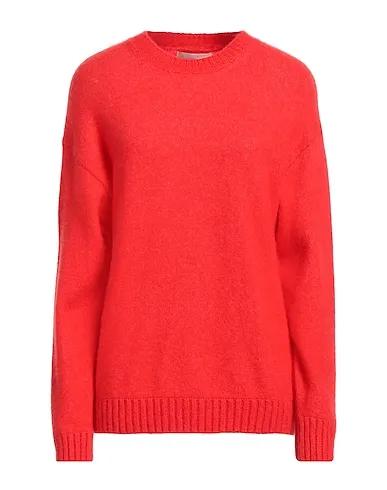 Tomato red Knitted Cashmere blend