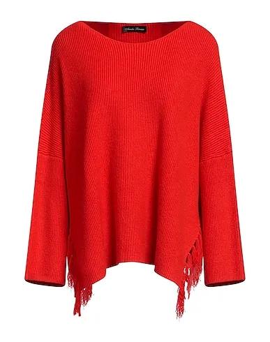 Tomato red Knitted Sweater