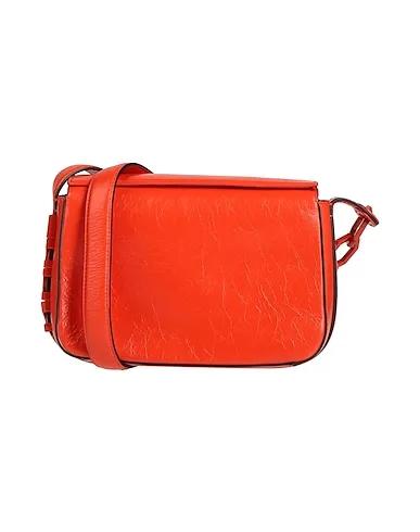 Tomato red Leather Cross-body bags
