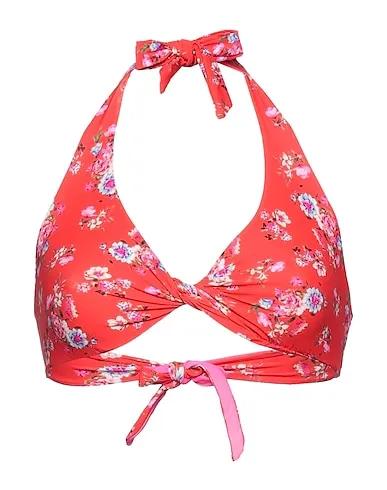 Tomato red Synthetic fabric Bikini