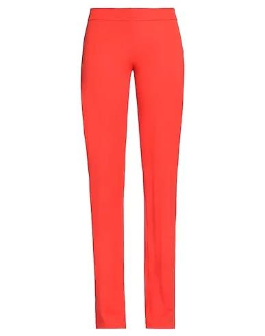 Tomato red Synthetic fabric Casual pants