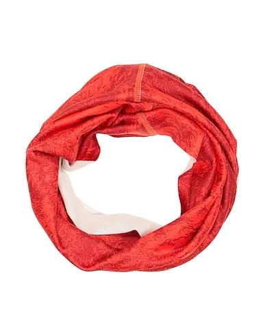 Tomato red Synthetic fabric Scarves and foulards