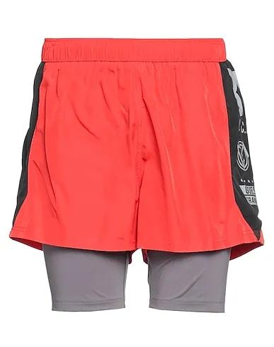 Tomato red Synthetic fabric Shorts & Bermuda