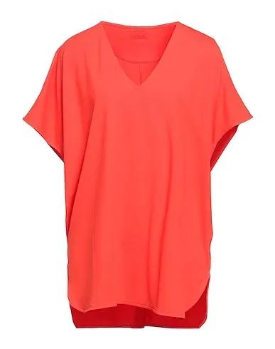 Tomato red Synthetic fabric T-shirt