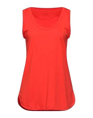 Tomato red Synthetic fabric Tank top