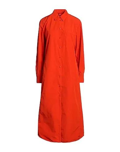 Tomato red Techno fabric Full-length jacket