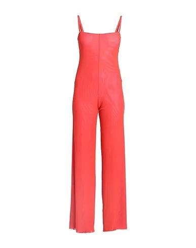 Tomato red Tulle Jumpsuit/one piece