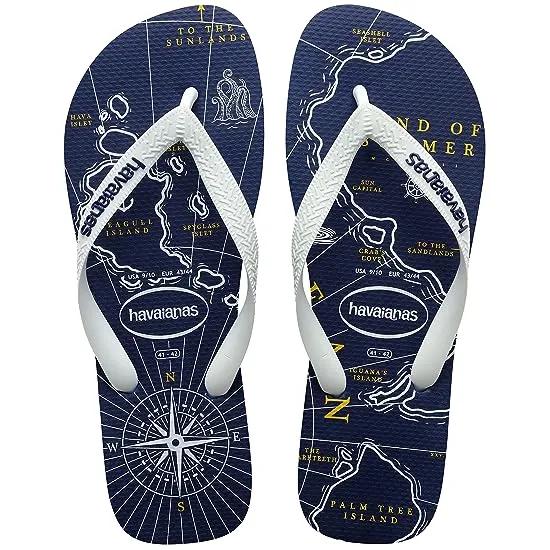 Top Nautical Flip Flop Sandal