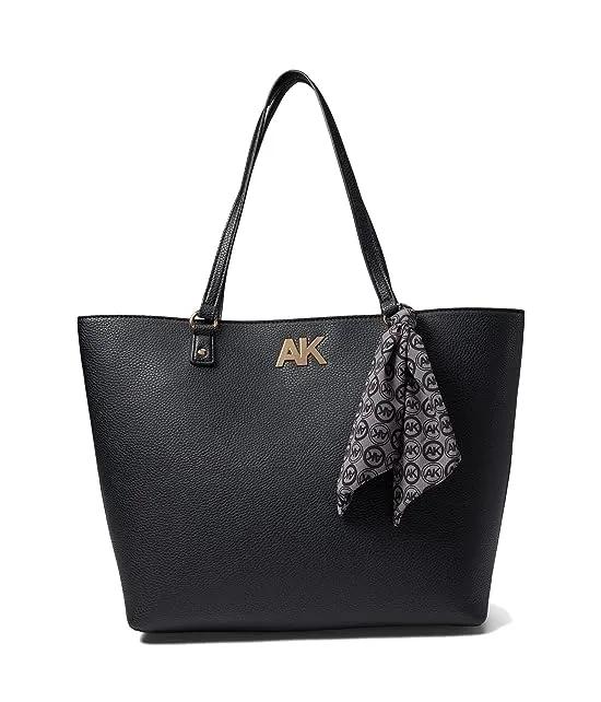 Tote with Card Case and Scarf