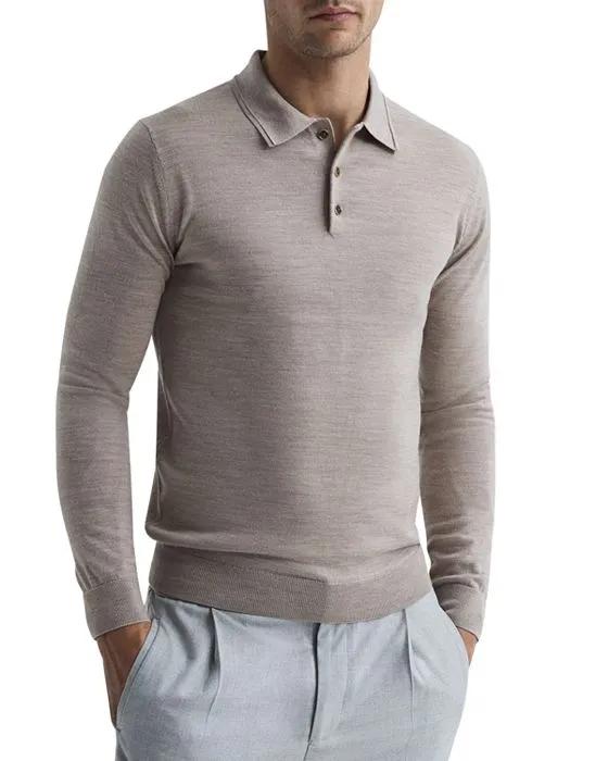 Trafford Merino Long Sleeve Polo Shirt