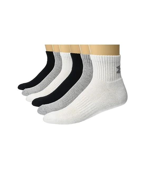 Training Cotton Quarter Socks 6-Pair