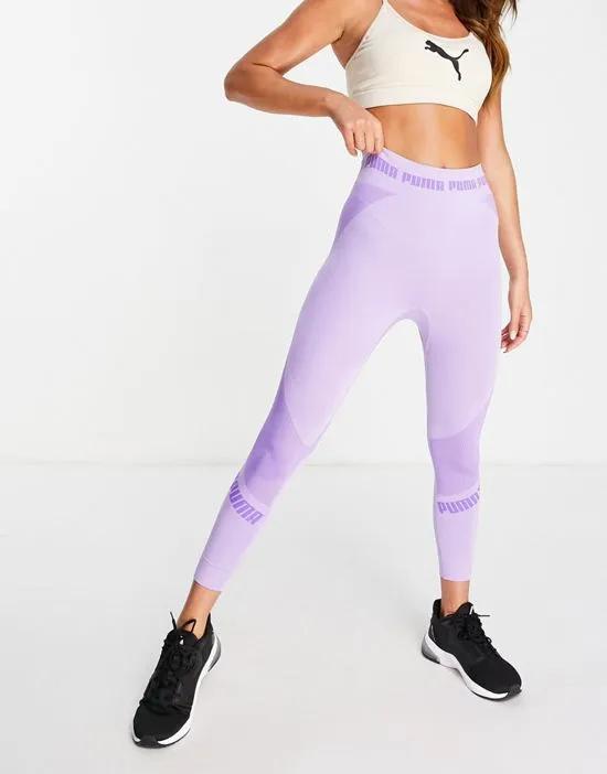 Training Evoknit seamless contour leggings in purple