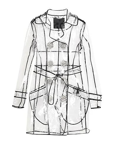 Transparent Techno fabric Double breasted pea coat
