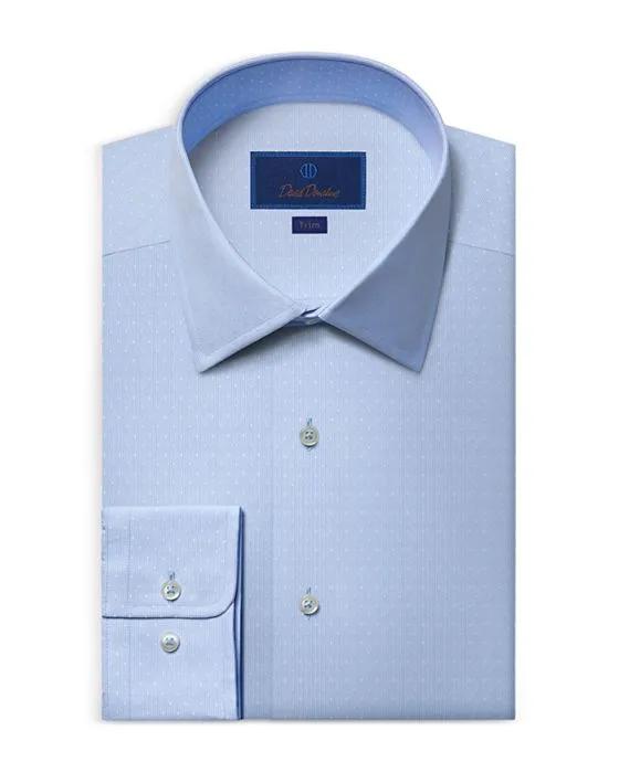 Trim Fit Mini Dot Dress Shirt