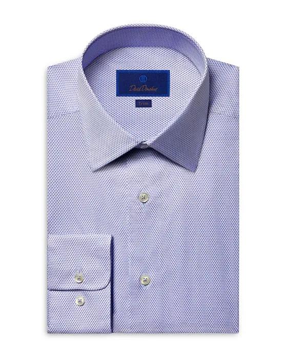 Trim Fit Mini Geometric Print Dress Shirt