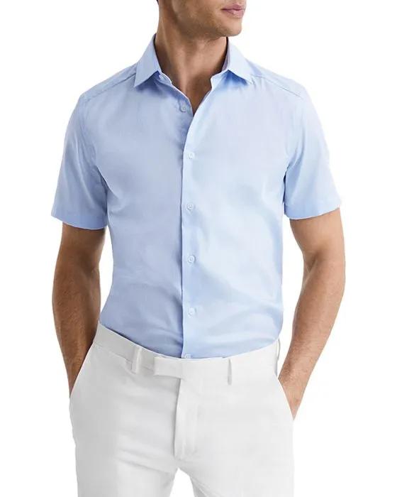 Tristan Button Front Short Sleeve Shirt