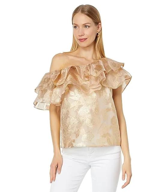 Trixie One Shoulder Ruffle Top