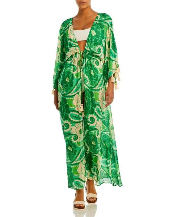 Tropical Groove Swim Cover Up