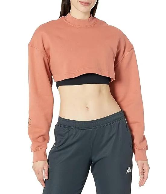 TrueCasuals Cropped Sportswear Sweatshirt HT1111