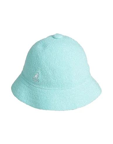 Turquoise Bouclé Hat