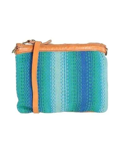 Turquoise Canvas Cross-body bags