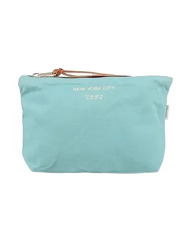 Turquoise Canvas Handbag