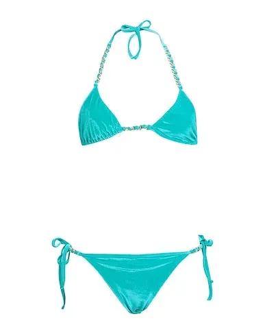 Turquoise Chenille Bikini