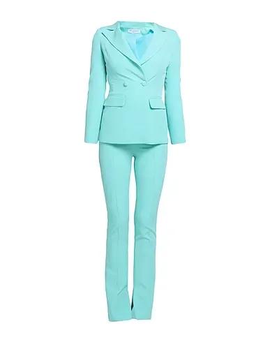 Turquoise Crêpe Suit