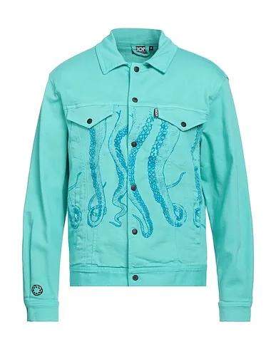 Turquoise Denim Denim jacket