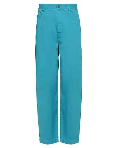Turquoise Denim Denim pants
