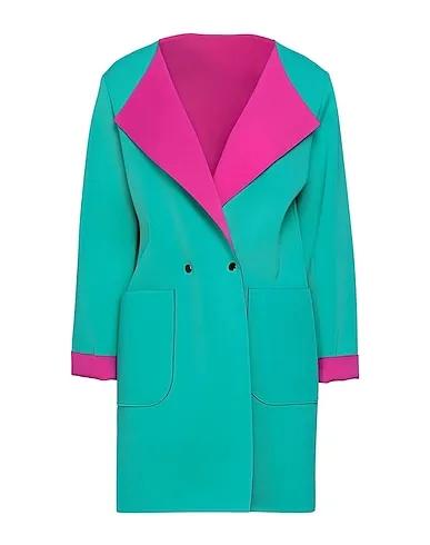 Turquoise Double breasted pea coat