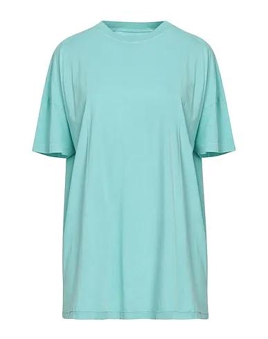 Turquoise Jersey Basic T-shirt