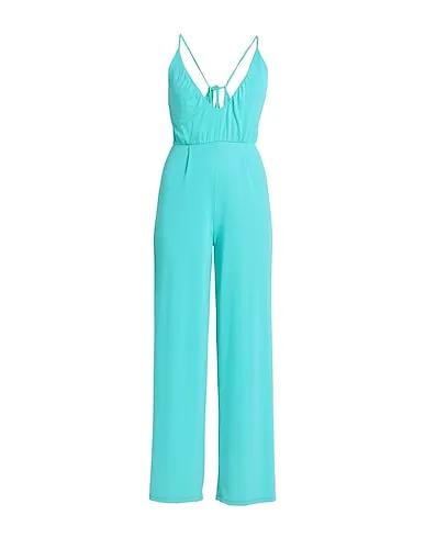 Turquoise Jersey Jumpsuit/one piece