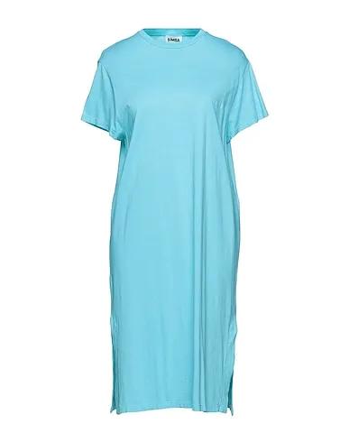 Turquoise Jersey Midi dress