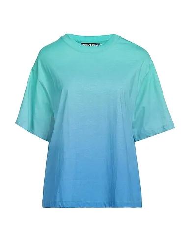 Turquoise Jersey Oversize-T-Shirt