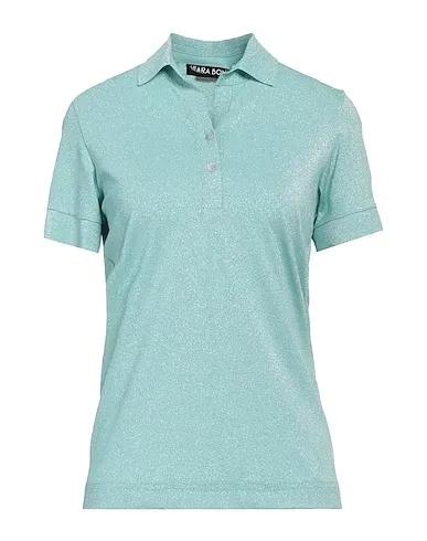 Turquoise Jersey Polo shirt