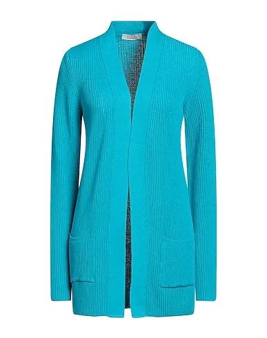 Turquoise Knitted Cardigan