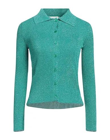 Turquoise Knitted Cardigan